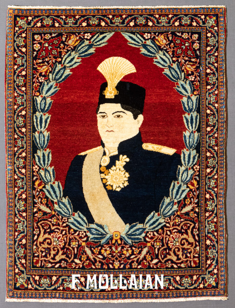 Tappeto Antico Kashan Mohtasham Seta Coppia n°:188410